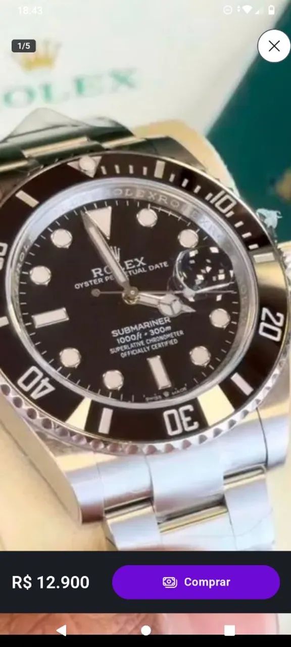 Relógio Rolex 