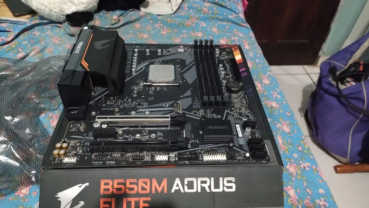 Placa mãe am4 Aurus elite B550  - Foto 2