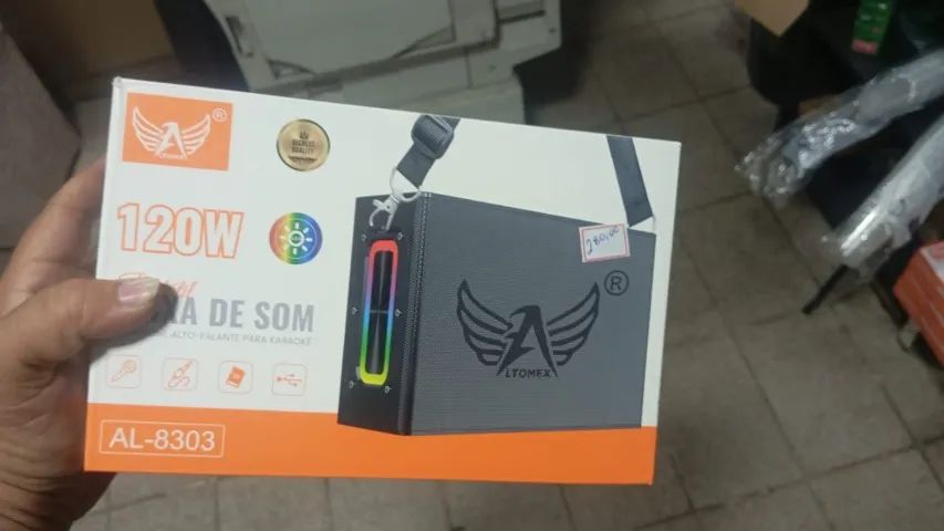 CAIXA DE SOM BLUETOOTH ALTOMEX 120W - Foto 2