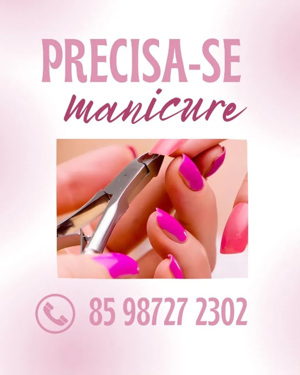 Precisa-se de manicure