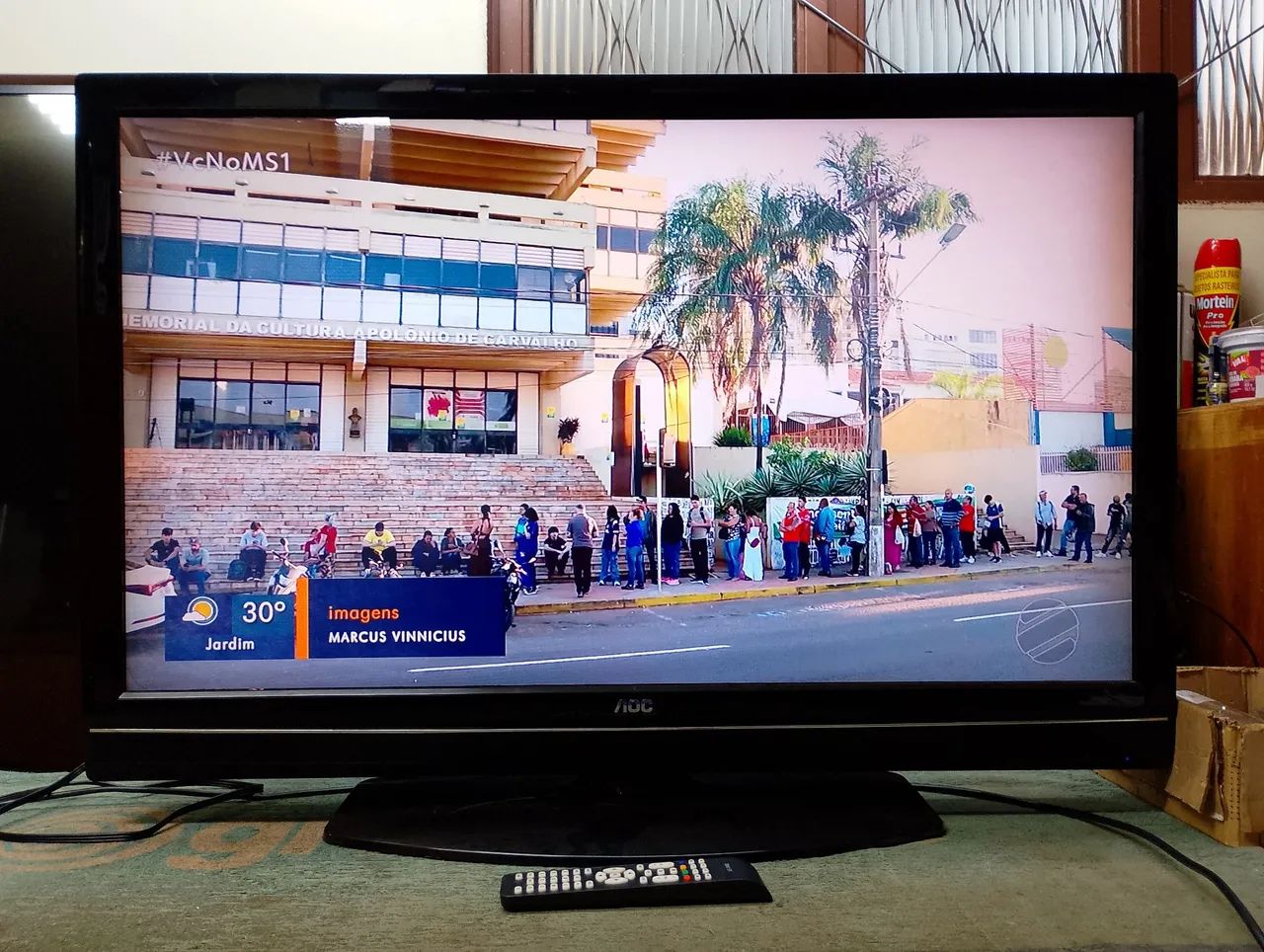 Tv AOC LCD analógica 42" não é smart