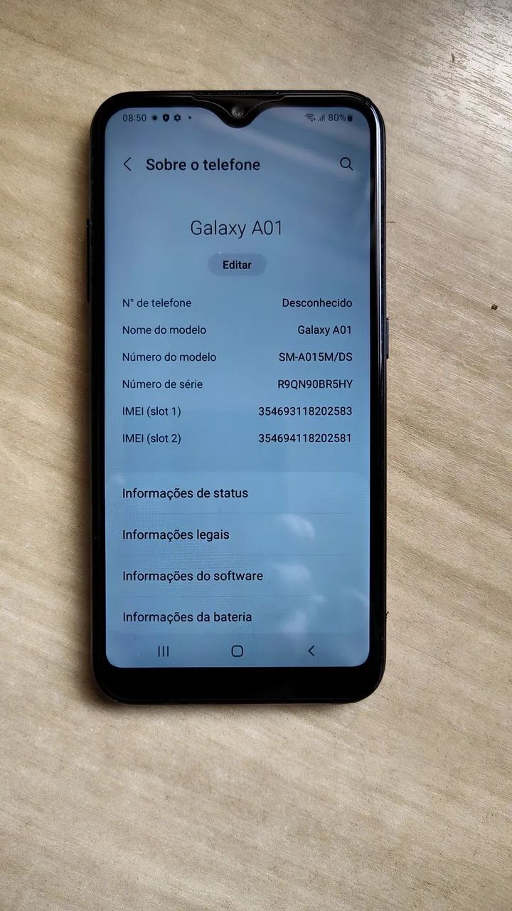 Smartphone Samsung Galaxy A01 - Foto 2