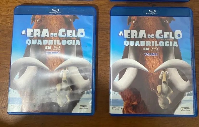 Blu-ray Quadrilogia A Era do Gelo 1 e 2 - Hobbies e coleções