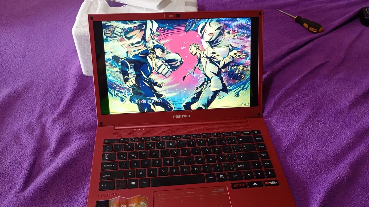 Notbook motion red