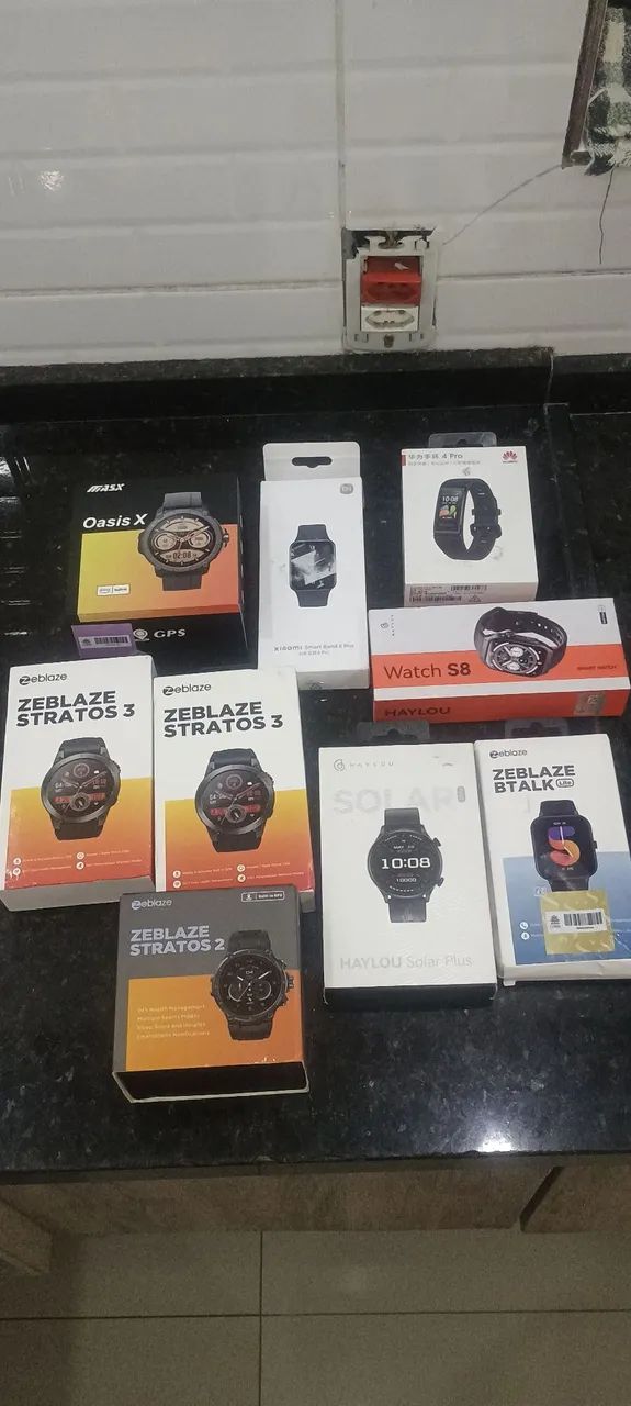 Kit 9 smartwatch de marca 