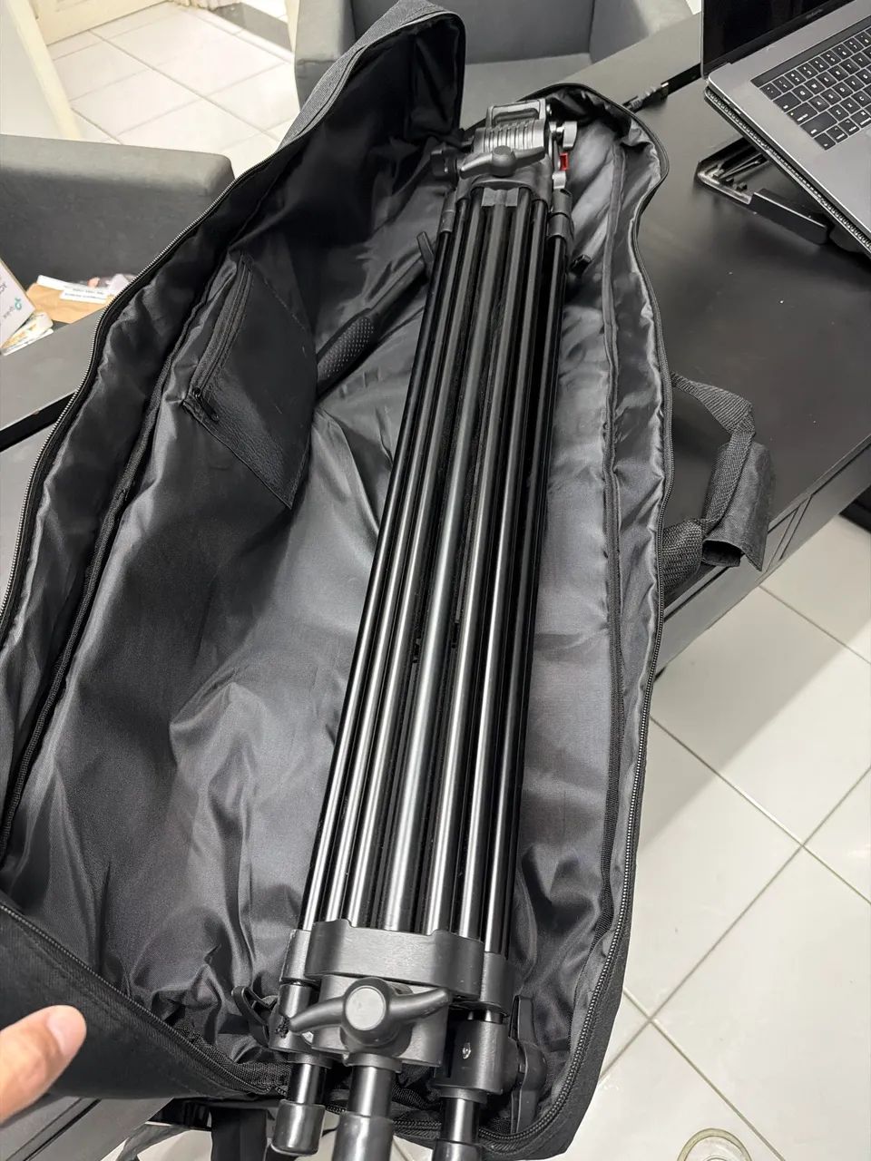 Tripé NT-777 profissional 
