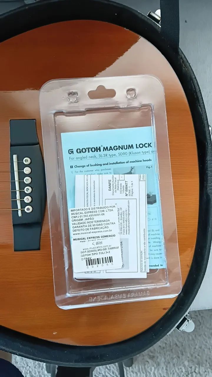 Violão Samick captação Fishman tarraxas Gotoh com trava - Foto 2