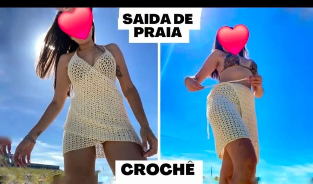 Saída de Praia em Crochê  - Foto 2
