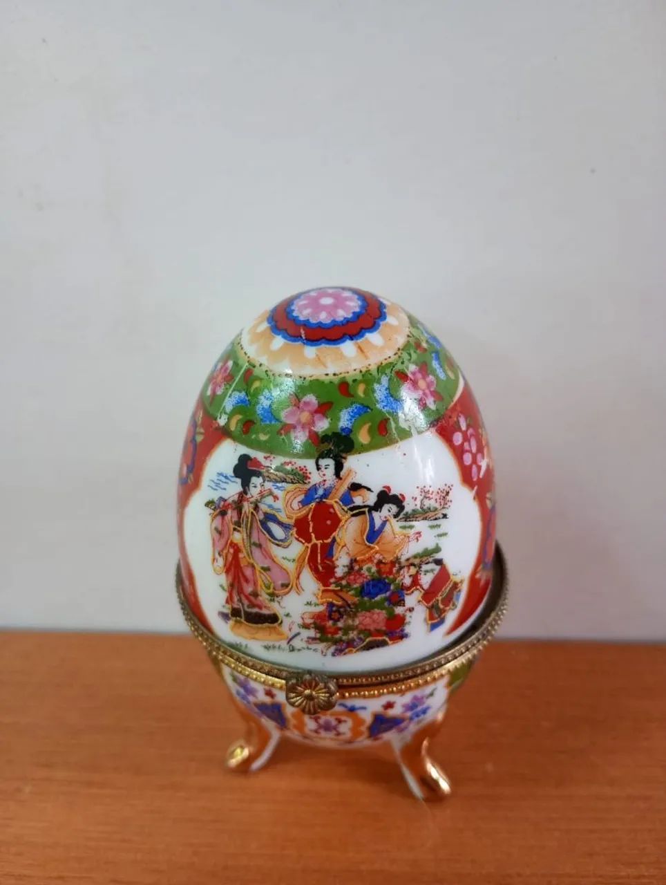 Ovo de Porcelana porta joias  - Foto 4