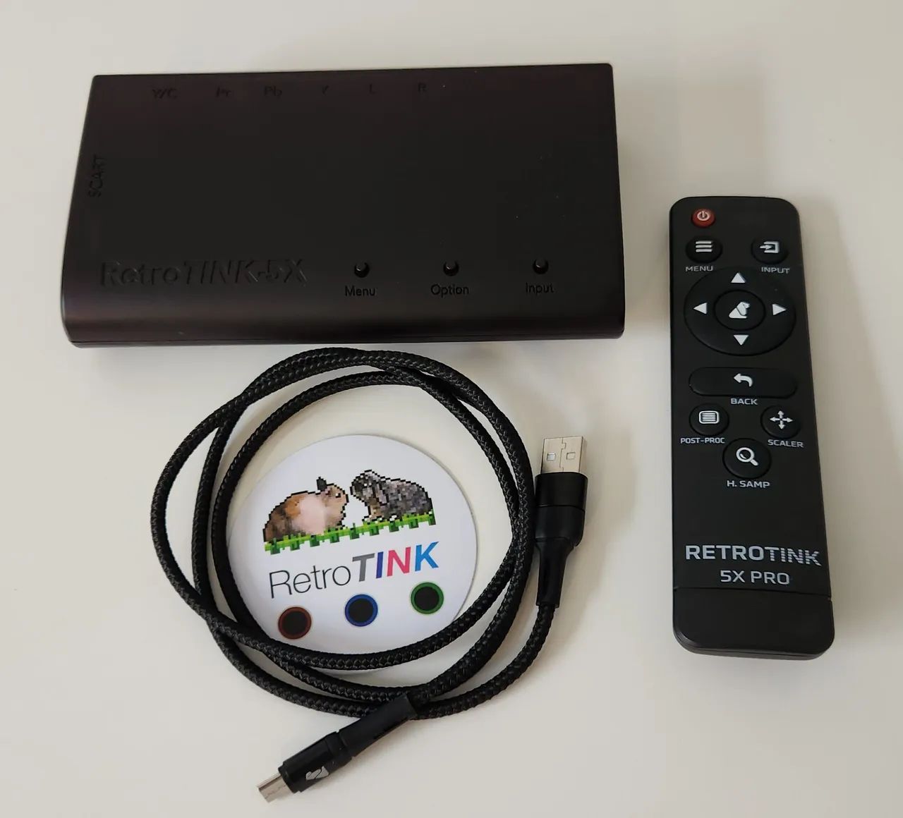 Retrotink 5x Pro - Upscaler para videogames antigos - Peças e