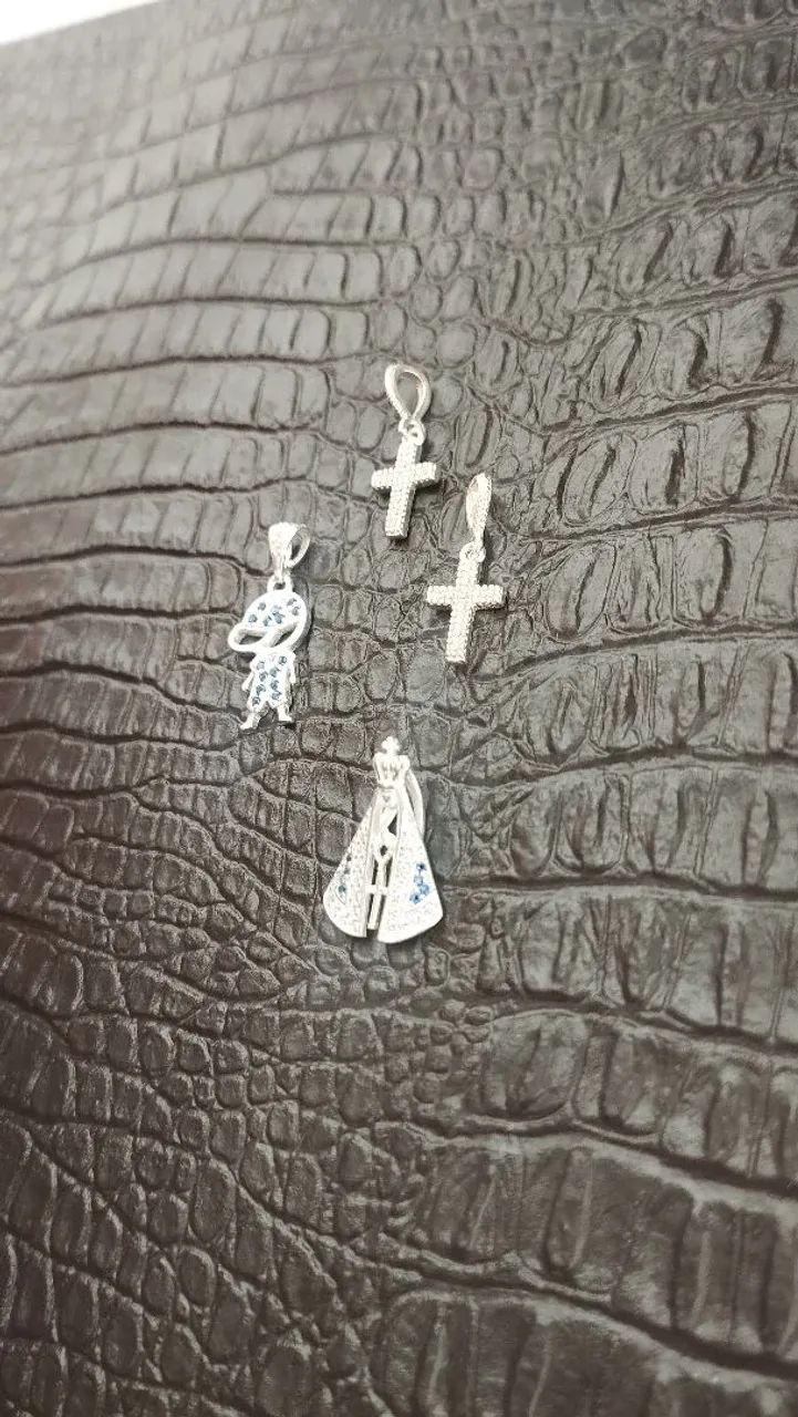 Pingentes Feminino de Prata Legítima 