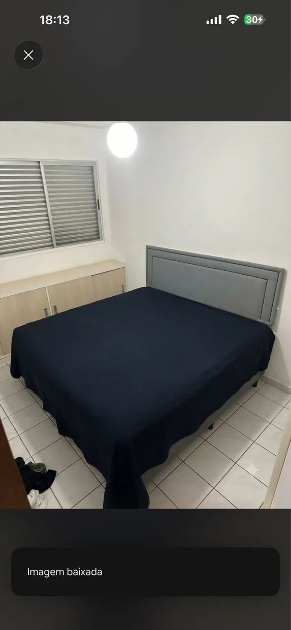 Cama Box King Size Probel com cabeceira, seminova| LINDA  - Foto 2