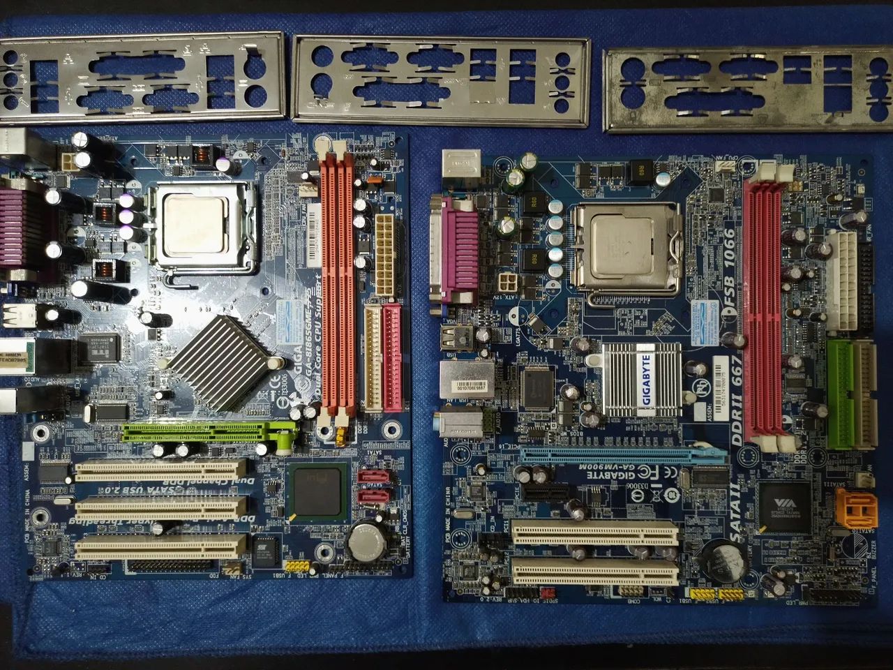Lote 3 placas mãe gigabyte com detalhes  - Foto 2