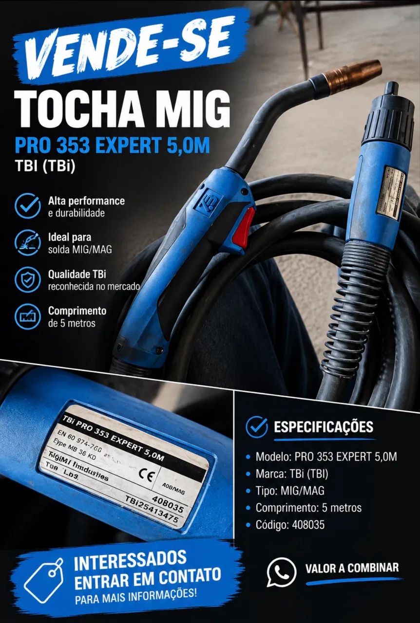 VENDE-SE TOCHA MIG/MAG