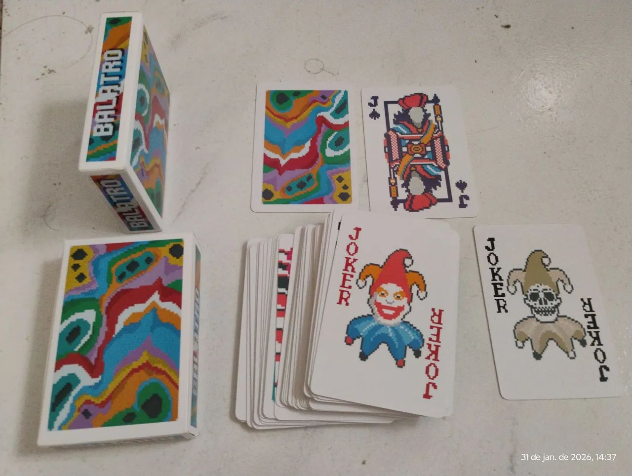2 baralhos balatro novos