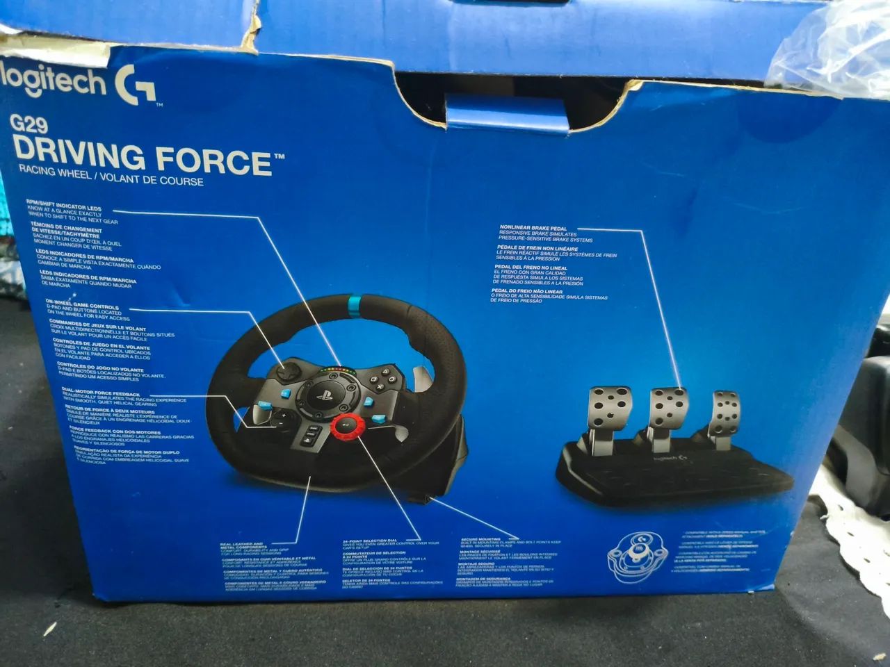 Kit Volante G29 + Pedal e Câmbio - Foto 4