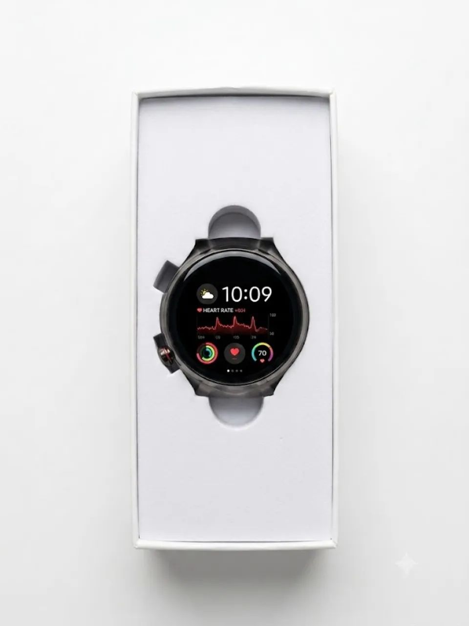 Smartwatch Casual Redondo (Com Pulseira Extra)