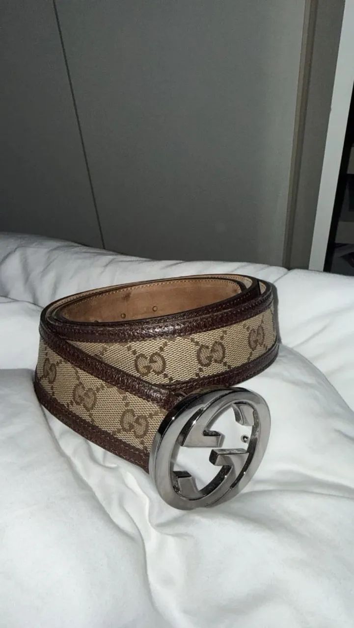 Cinto GUCCI GG -ORIGINAL
