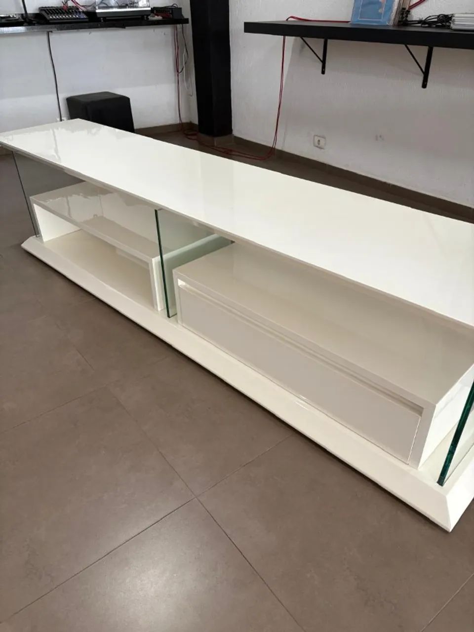 Rack Branco Laqueado com 2,20x0,60