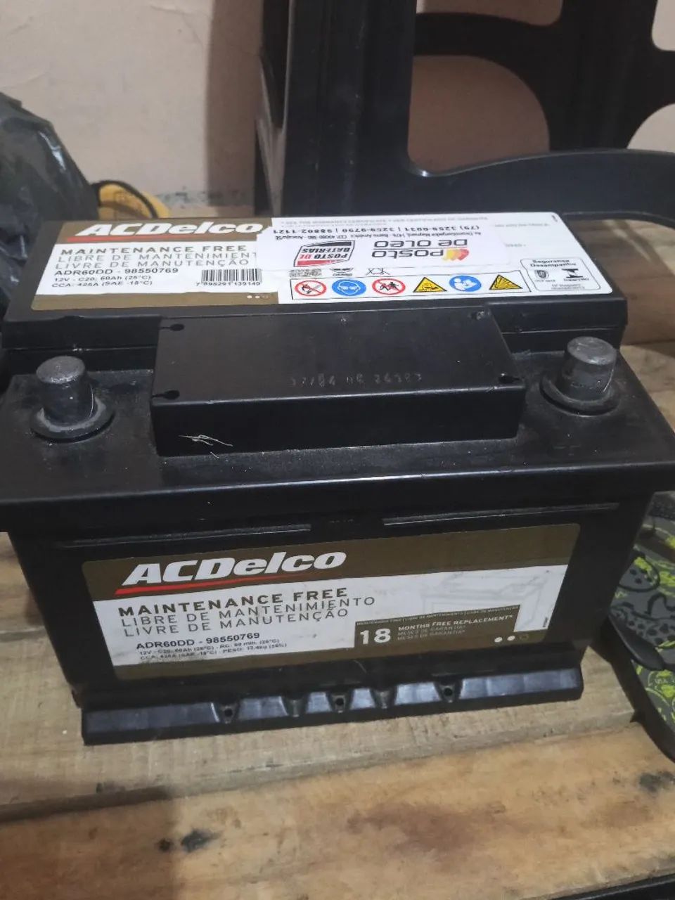 Bateria d 60 amperes 