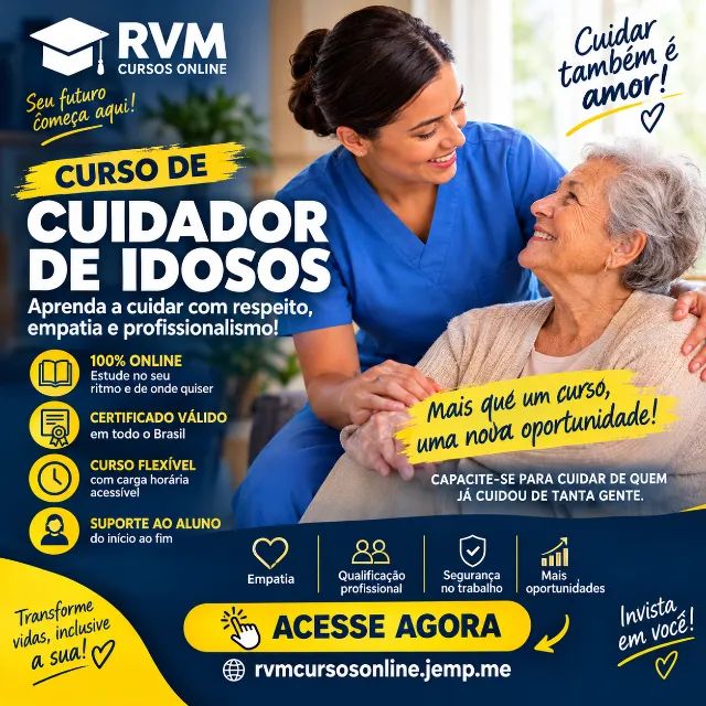 Curso de Cuidador de Idosos Online - Foto 2