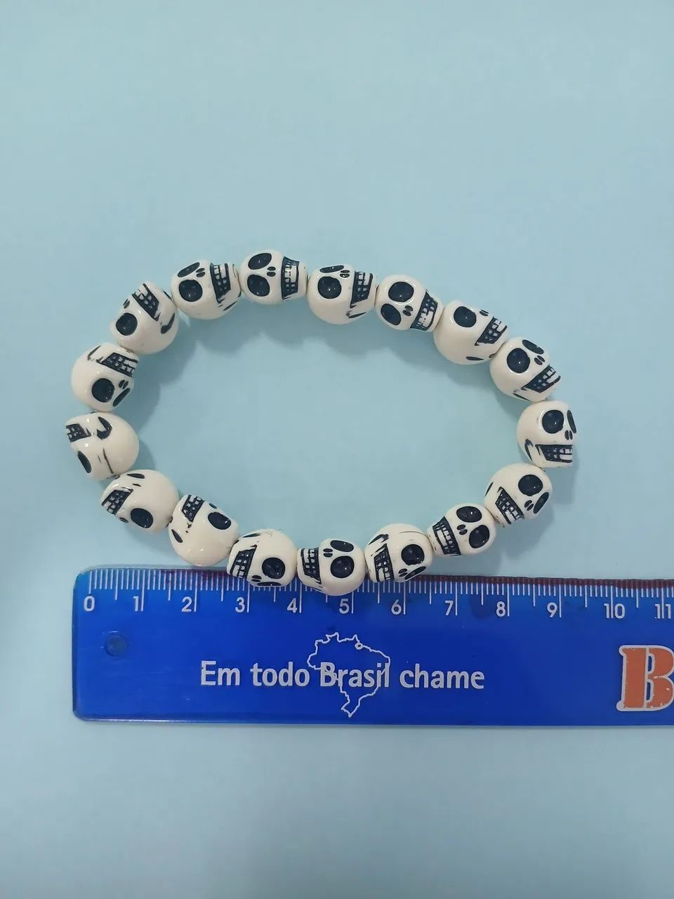 Pulseira adulto caveiras - Foto 3