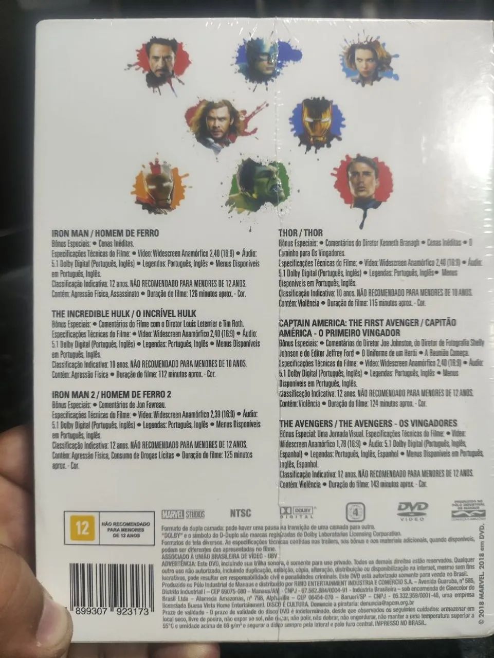 Dvd Marvel fase1 - Foto 2