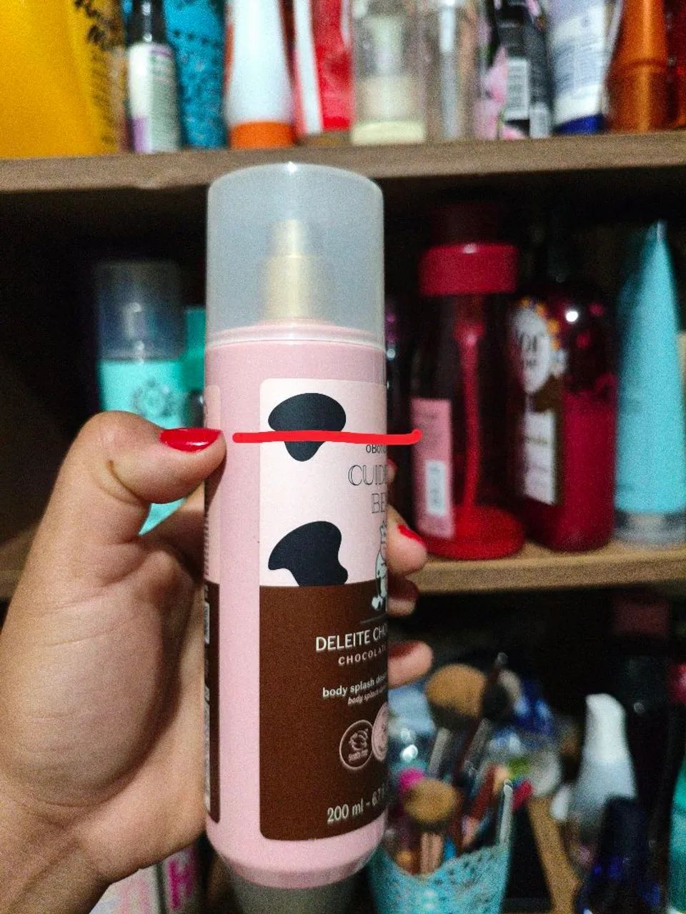 Body Splash Deleite Chocolatudo (Boticário) 200ml - Foto 2