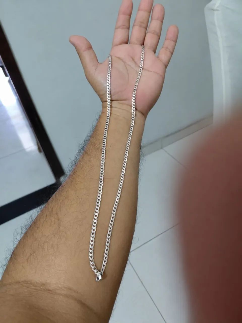 Corrente de prata Italiana 925 - Foto 5