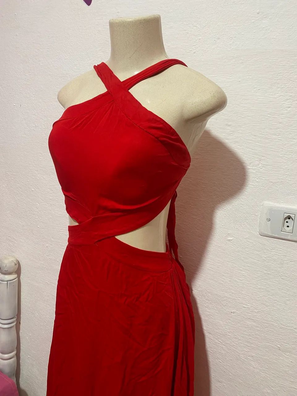 Vestido vermelho longo Natal  - Foto 2