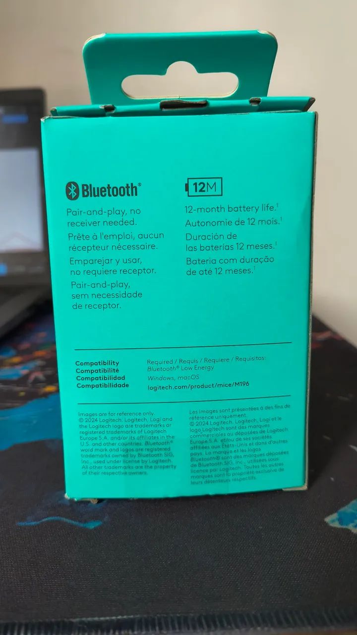 Mouse Bluetooth Logitech M196 - Foto 2