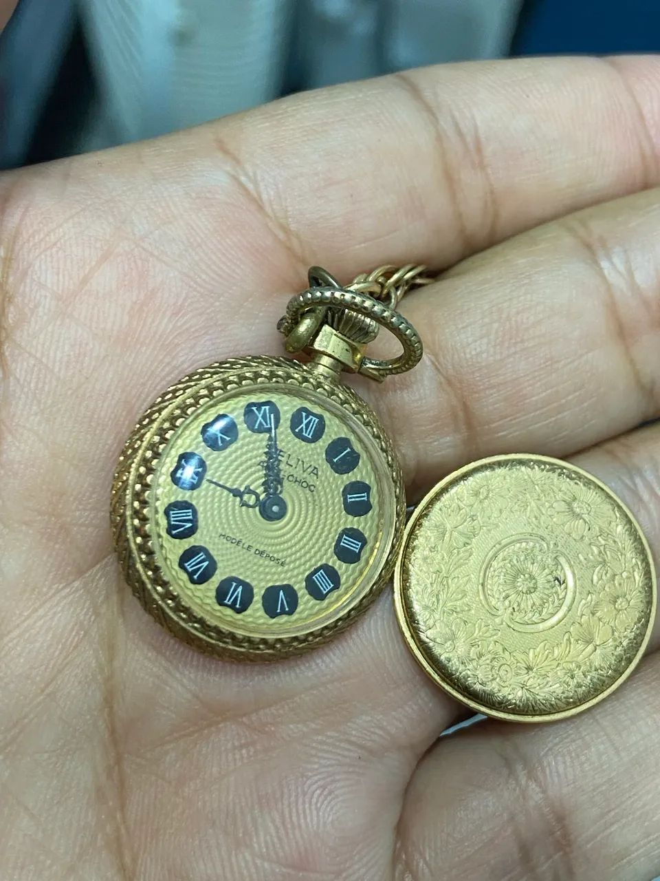 Relógio de bolso Seliva  anos 50/60 - Foto 2