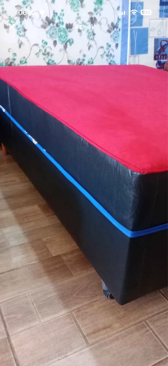 Camas de casal nova na cor azul e vermelho  - Foto 4
