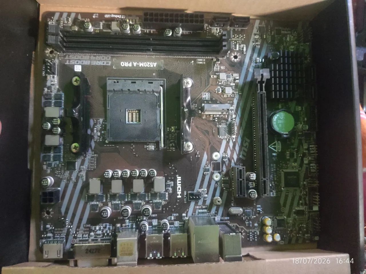 Placa Mãe MSI A520M-A Pro AM4! - Foto 2