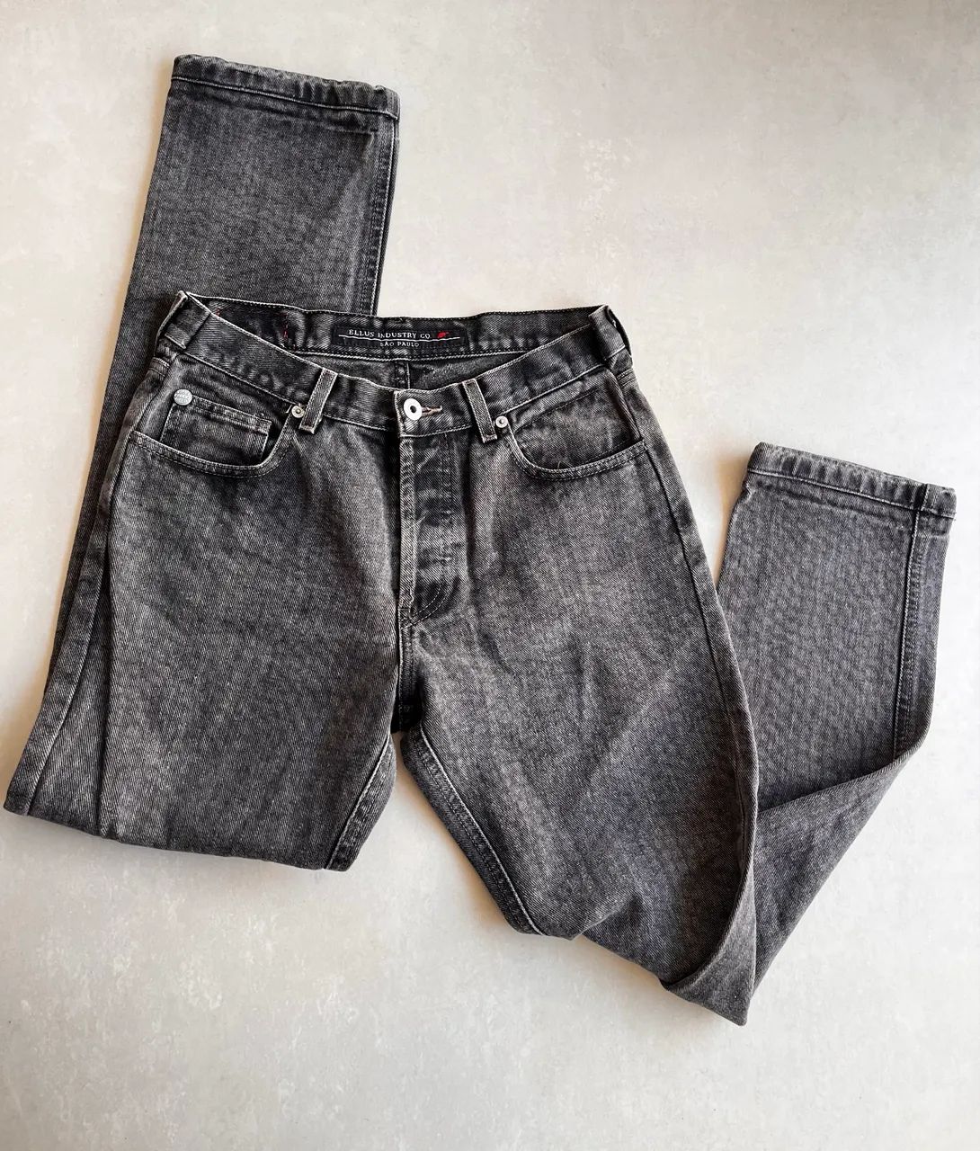 Calaça jeans preta Ellus 38 - Foto 2