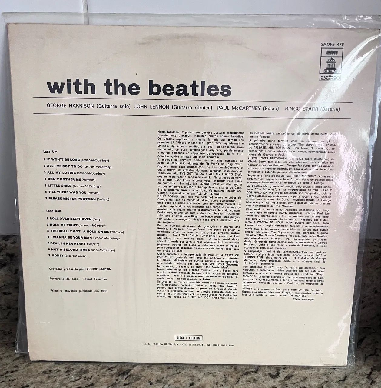 LP With The Beatles Disco de Vinil - Foto 2