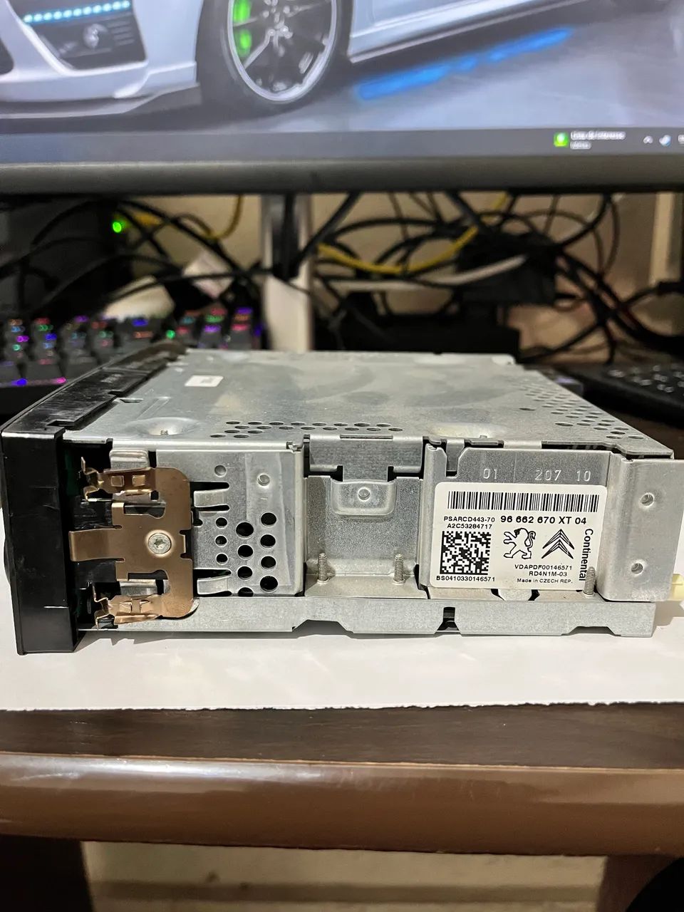 Rádio Original Citroën/Peugeot RD4 - CD Player MP3 - Funcionando 100% - Foto 4