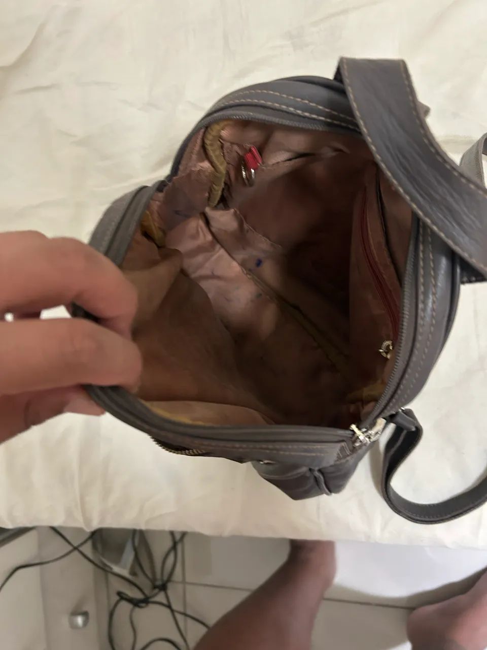 Bolsa couro legítimo arzon - Foto 3