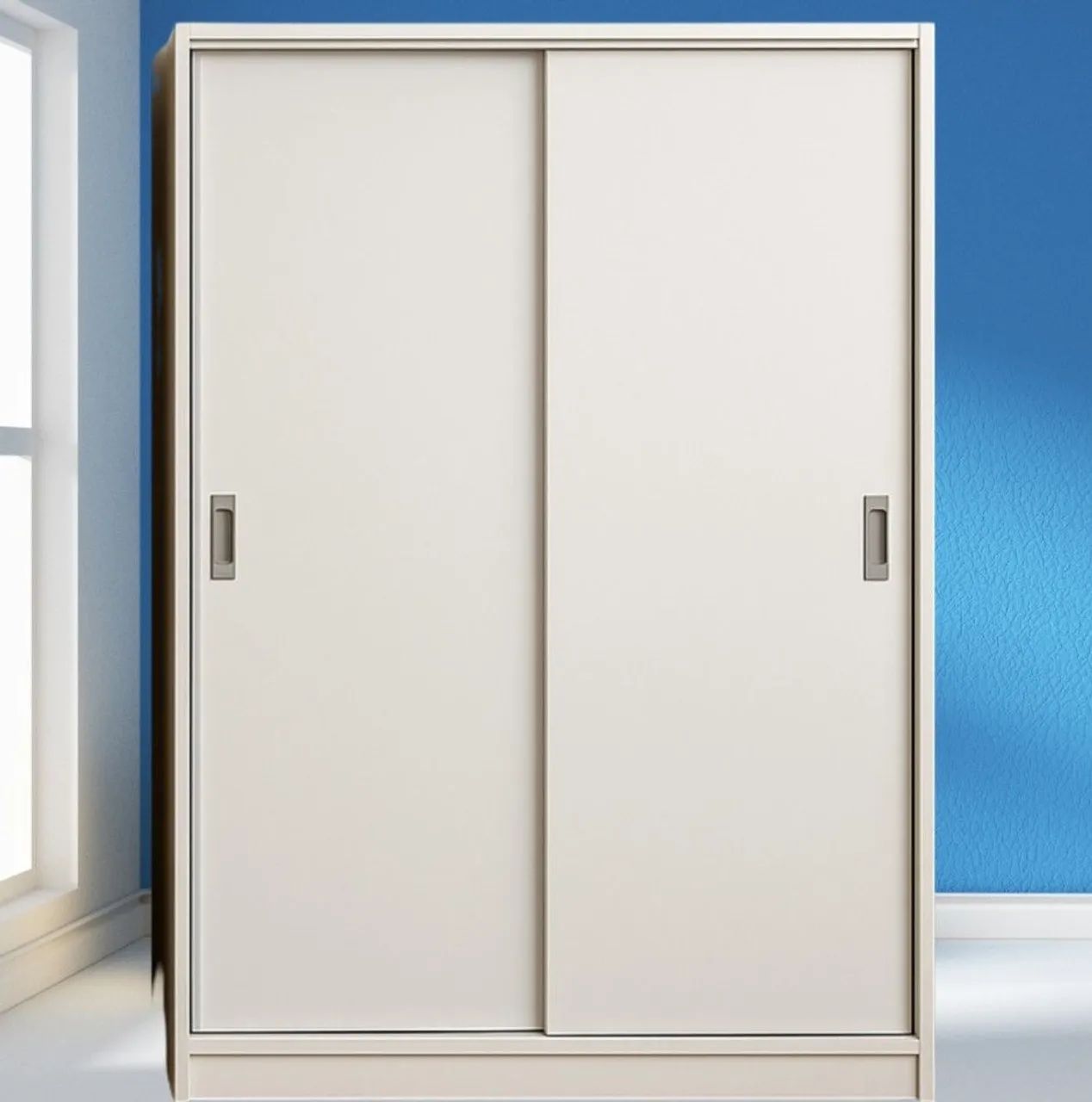 Roupeiro em mdf com portas de correr 