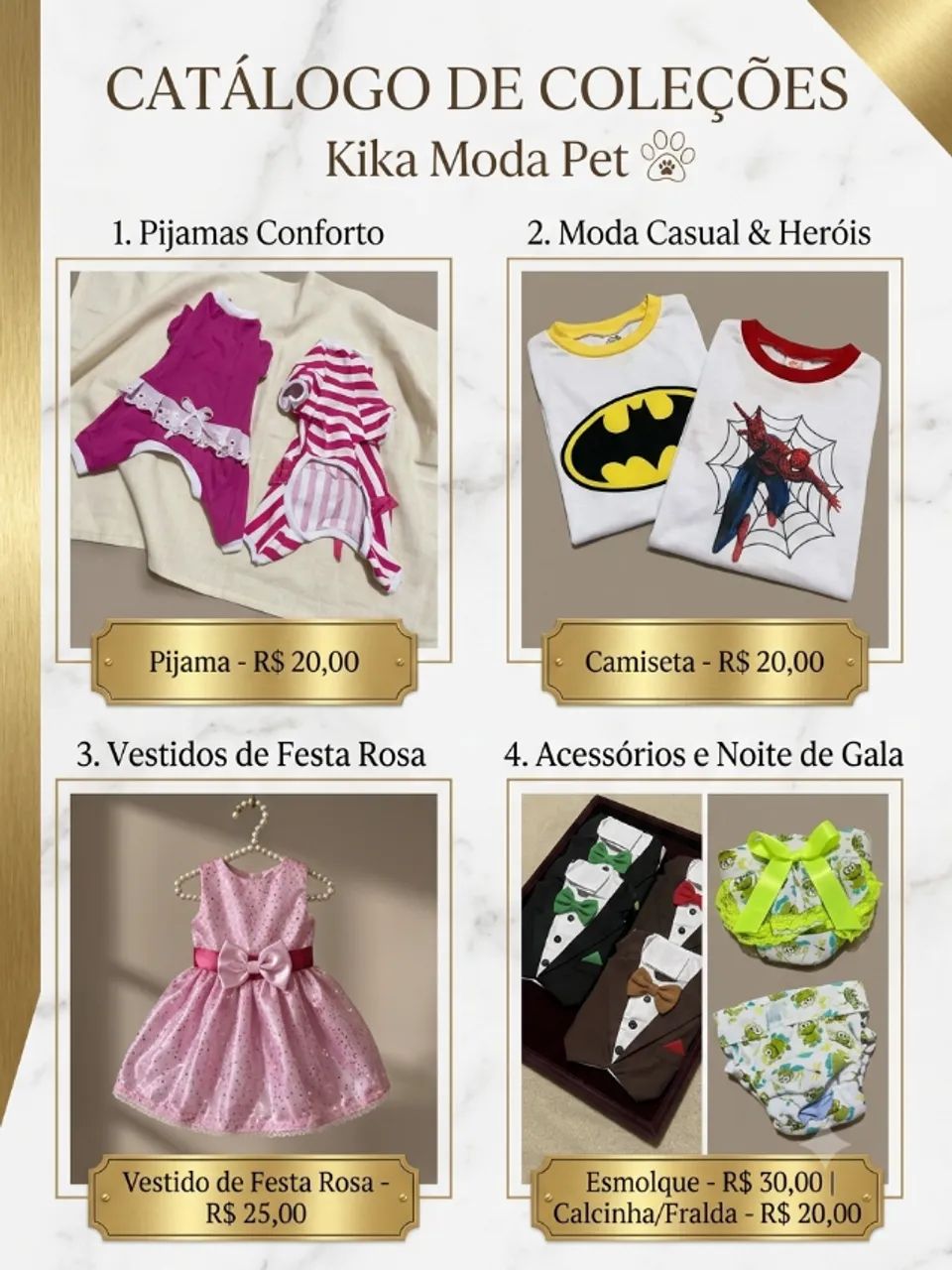Roupas de pet