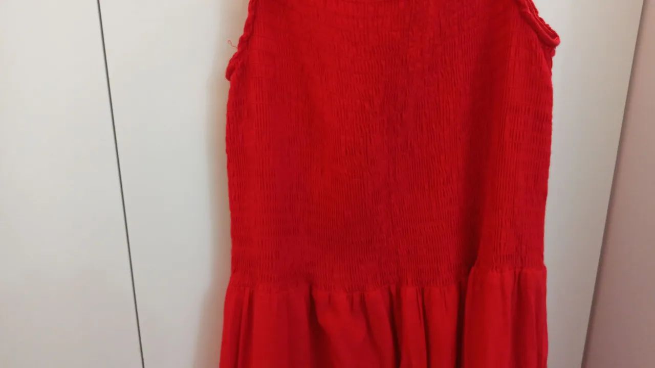 Vendo vestido longo vermelho 