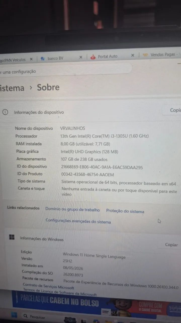 Acer Aspire go 15 13ª geração - Foto 3