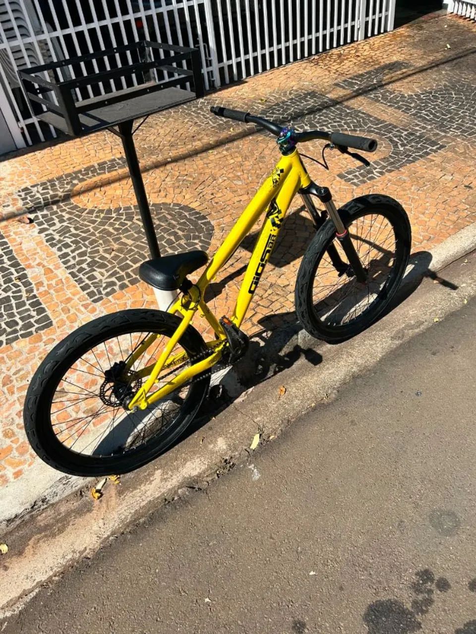 Bike Gios frx-evo amarelo  - Foto 4