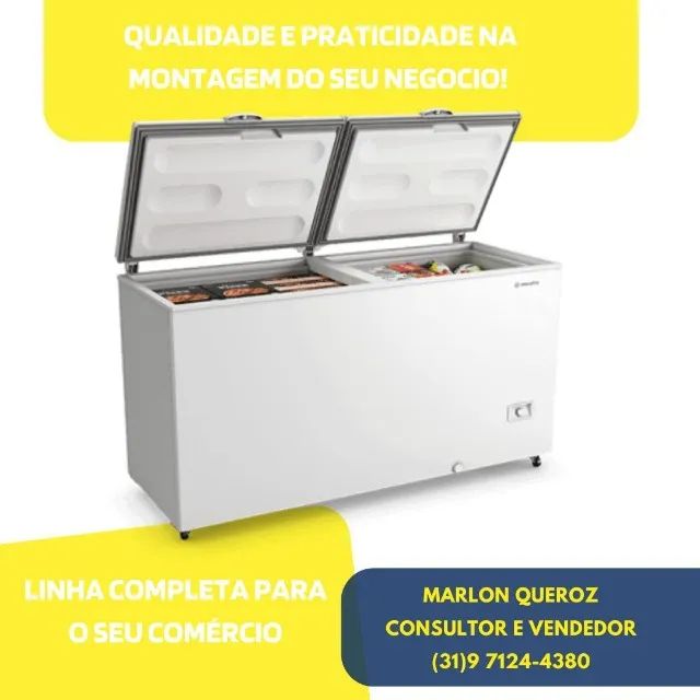 Freezer Horizontal 546 Litros MetalFrio 220v