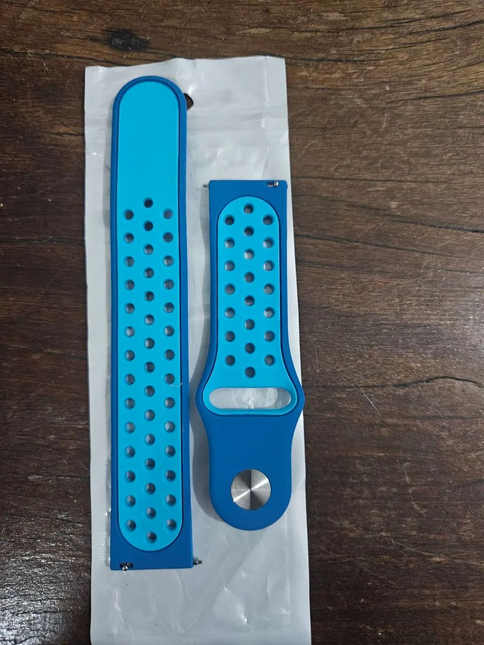 Pulseira smartwatch esportiva de silicone 22mm  - Foto 4