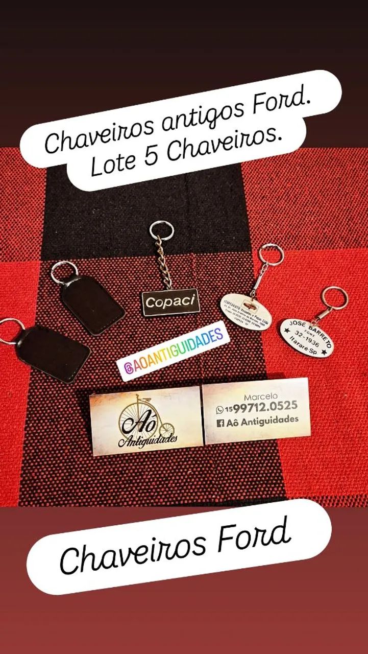 Chaveiros antigos  - Foto 4