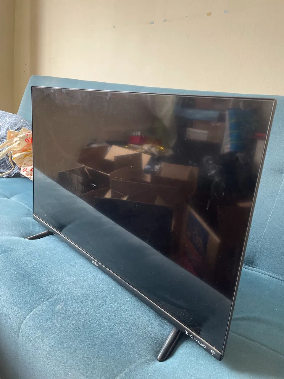 Tv com defeito display queimado Philco 32? 