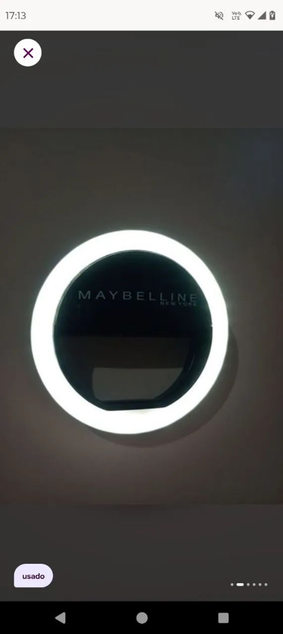 Mini ring light de celular Maybelline  - Foto 2
