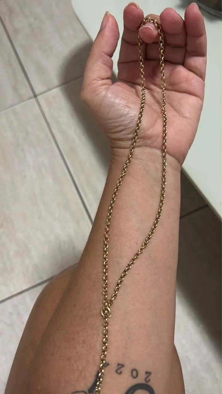 Corrente e pingente OURO 18 k - Foto 3
