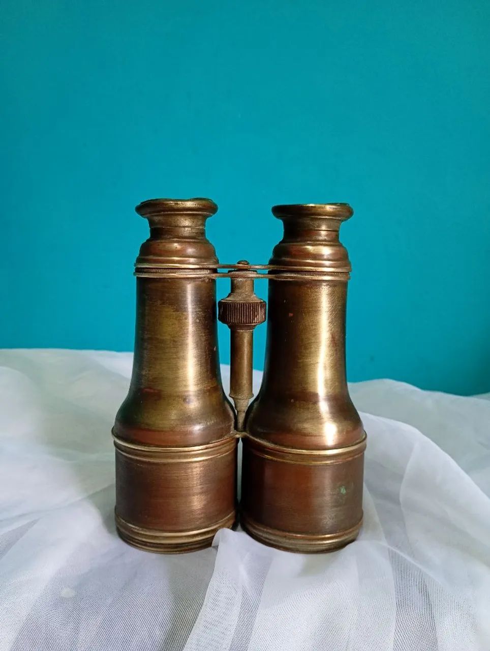 Raro Binóculo Antigo Iris Paris - em Latão- C. 1900<br>